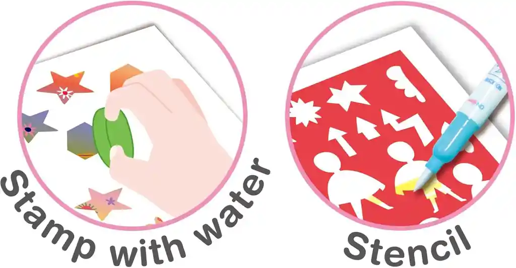 Libro Didáctico De Pintura Mágica Con Agua Para Niños