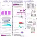 Kit Pasteleria Juego Decoracion Tortas Ponques X137 Piezas