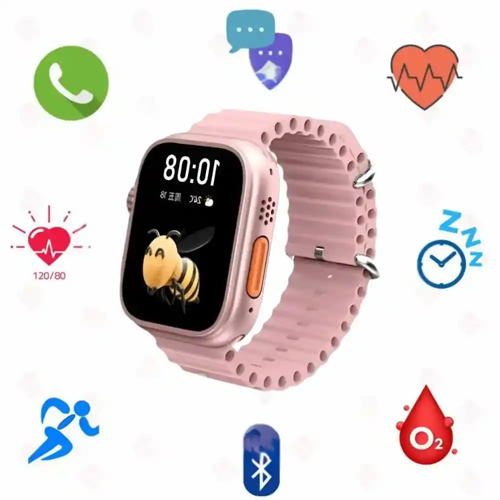 Reloj Inteligente Smartwatch Bluetooth Mobulaa Iw10 Ultra Rosado 49mm