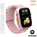 Reloj Inteligente Smartwatch Bluetooth Mobulaa Iw10 Ultra Rosado 49mm