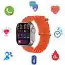 Reloj Inteligente Smartwatch Bluetooth Mobulaa Iw10 Ultra Naranja 49mm