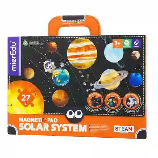 Juego Didáctico Pizarra Magnética Sistema Solar Para Niños