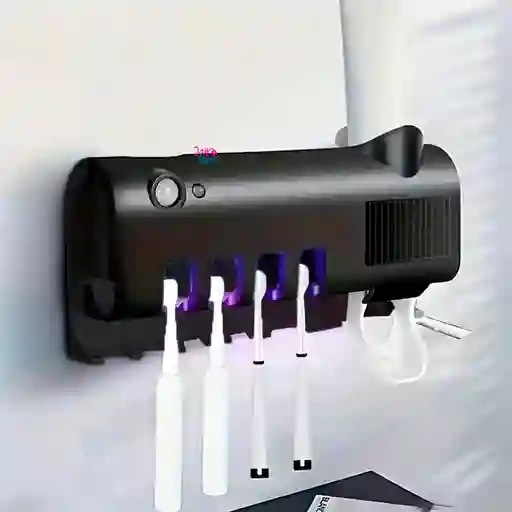 Soporte Cepillos Dispensador Crema Dental Esterilizador Uv