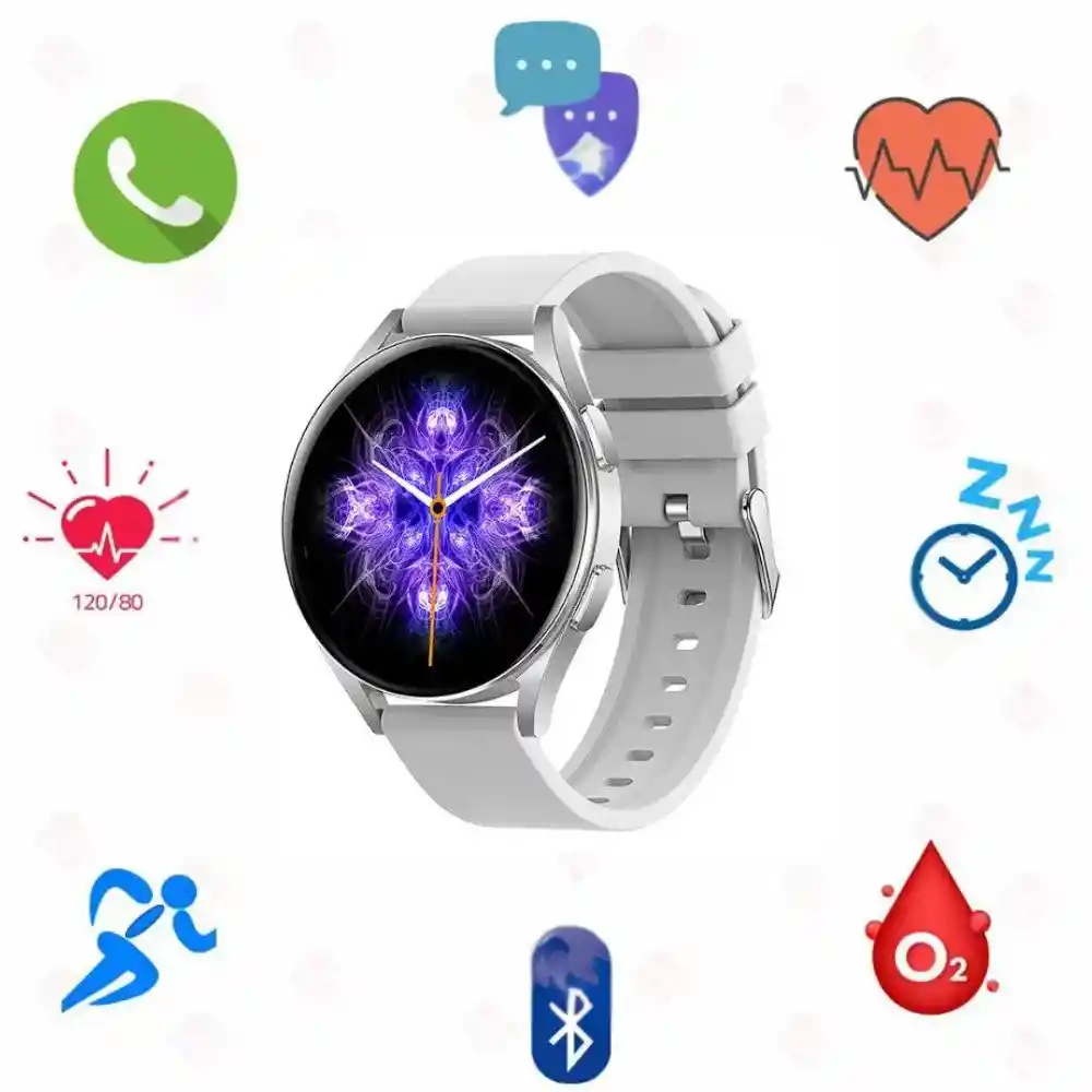 Reloj Inteligente Smartwatch Bluetooth Mobulaa G4 Plateado