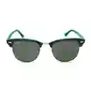 Gafas De Sol Ray Ban Clubmaster Rb3016 1127 Color Verde Talla 51mm