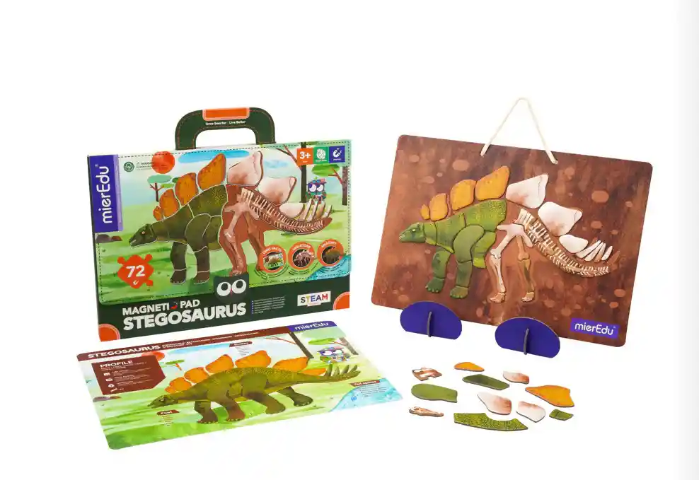 Juego Didáctico Pizarra Magnética Dinosaurios Para Niños