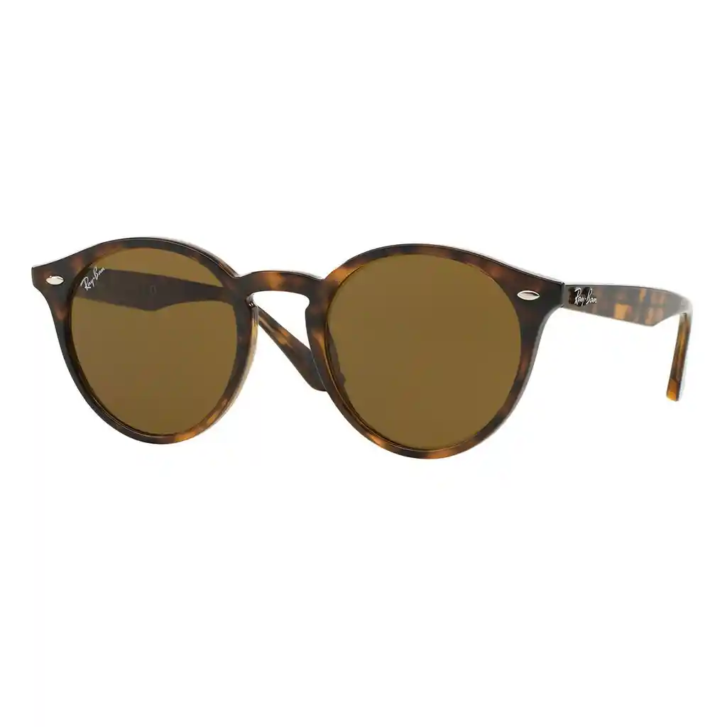 Gafas De Sol Ray Ban Round Highstreet Rb2180 710/73 Color Marrón Talla 51mm