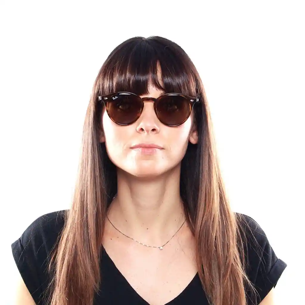 Gafas De Sol Ray Ban Round Highstreet Rb2180 710/73 Color Marrón Talla 51mm