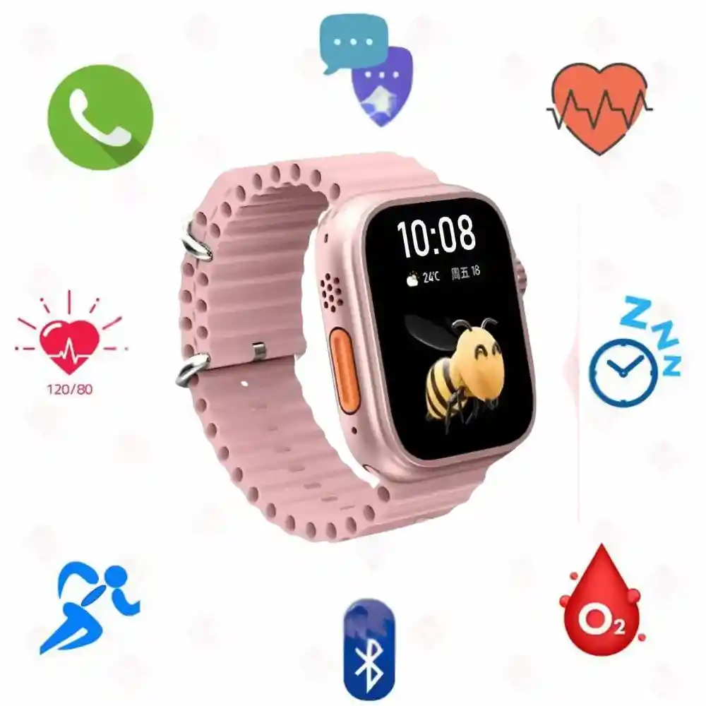 Reloj Inteligente Smartwatch Bluetooth Mobulaa Iw10 Ultra Mini Rosado 41mm