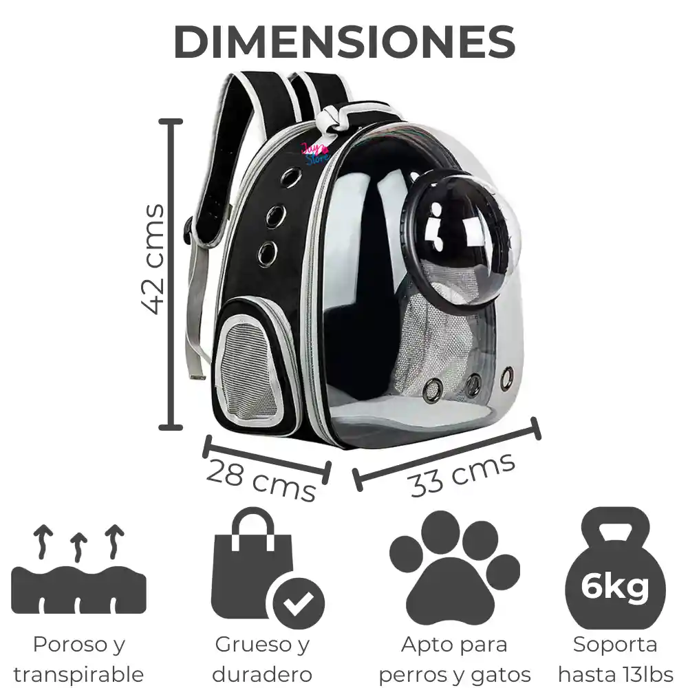 Maleta Transportadora De Gatos Perros Mascotas Bolso Viajero
