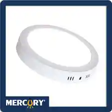 Lampara Panel Led 12w Redondo Mercury Sobreponer