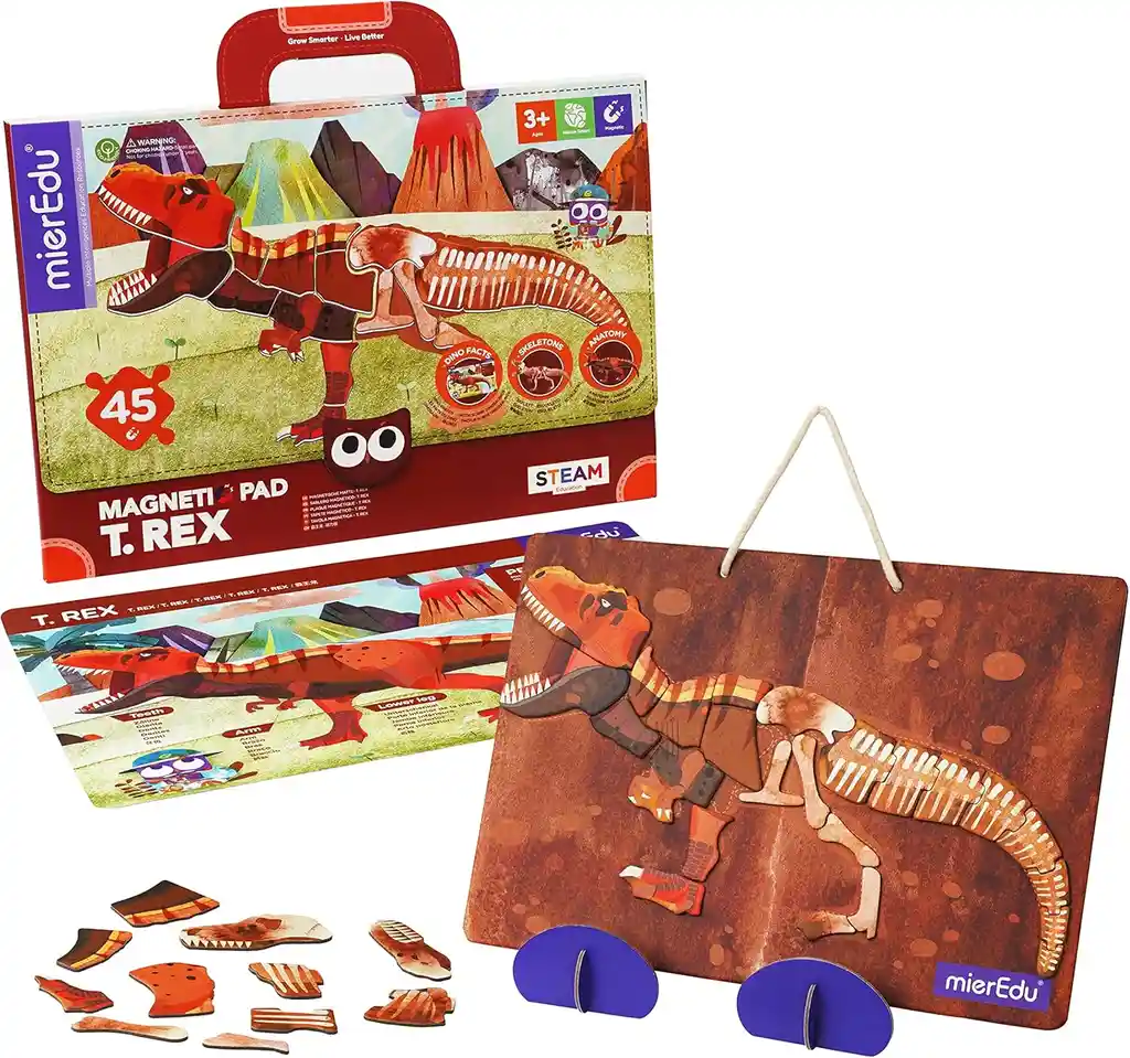 Juego Didáctico Pizarra Magnética Tiranosaurio Rex Niños