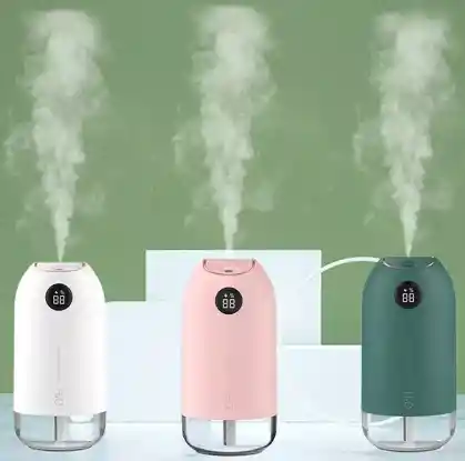 Difusor Humidificador Con Luz De Color Recargable