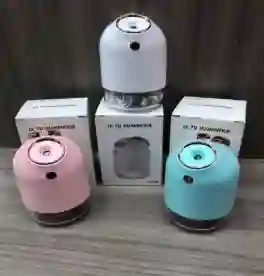 Difusor Humidificador Con Luz De Color Recargable
