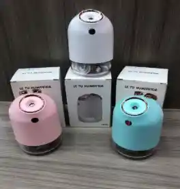 Difusor Humidificador Con Luz De Color Recargable
