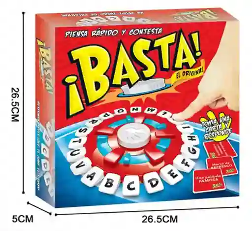 ¡basta! – Juego De Mesa Original Para Toda La Familia | Reta Tu Mente Y Tu Rapidez