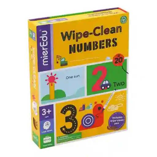 Juego Educativo Aprende Los Números Borrable Para Niños