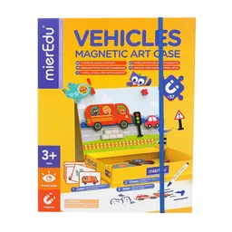 Juego De Arte Magnético Vehículos Con Accesorios Para Niños