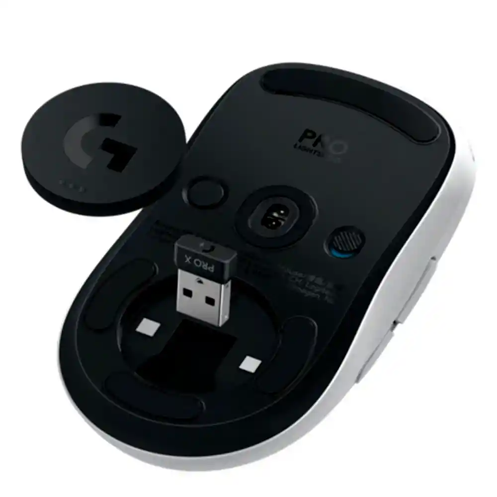 Mouse Gamer Inalámbrico Logitech Pro 2 Lightspeed (blanco)