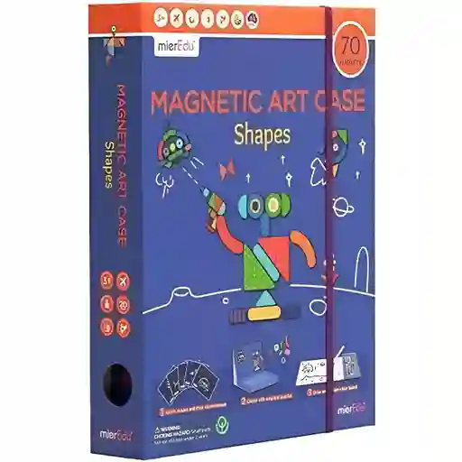 Juego De Arte Magnético Formas Con Accesorios Para Niños
