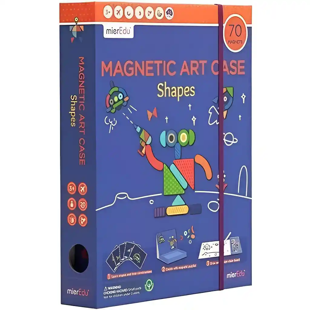Juego De Arte Magnético Formas Con Accesorios Para Niños