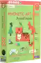 Juego De Arte Magnético Animales Con Accesorios Para Niños