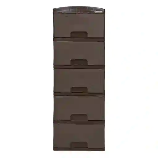 Practimueble 5 Cajones Rattan Colplast 773 - Gris 772 -wengue