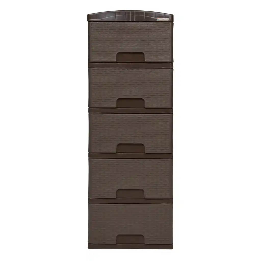 Practimueble 5 Cajones Rattan Colplast 773 - Gris 772 -wengue