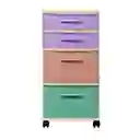 Gavetero Modular Crochet 4 Niveles Mq 498 -multicolor