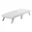 Cama Asoleadora Tipo Ratan Mq 573 -blanco