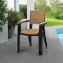 Silla Para Exterior Tipo Ratan Mq 509 -tabaco