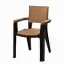Silla Para Exterior Tipo Ratan Mq 509 -tabaco