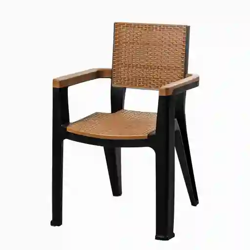 Silla Para Exterior Tipo Ratan Mq 509 -tabaco