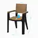 Silla Para Exterior Tipo Ratan Mq 509 -tabaco