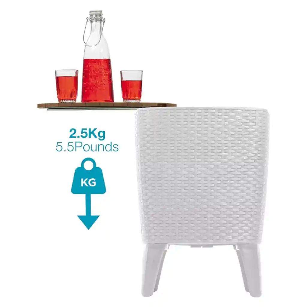 Mesa Hielera Capri 28l Mq 492-1 -caramelo