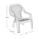 Silla Playera Rimax 3370 -blanco