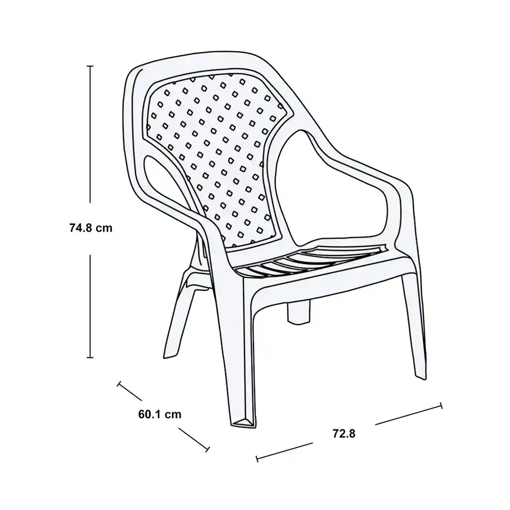 Silla Playera Rimax 3370 -blanco