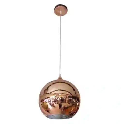 Lámpara Colgante Esfera 1 Luz Dixton Lt06676-1-r -oro Rosa