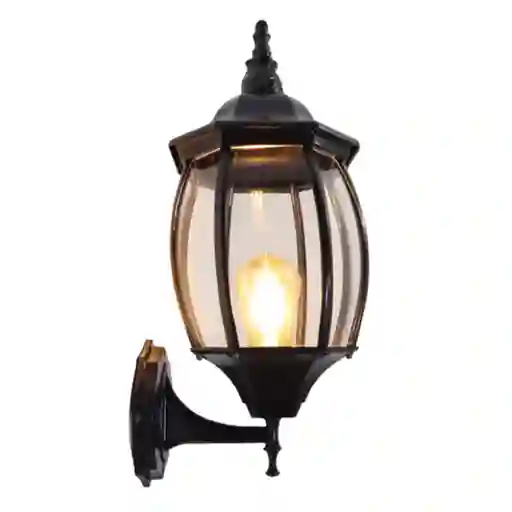 Lámpara Farol De Pared 1 Luz Dixton Bt6801/1w Bk -negro