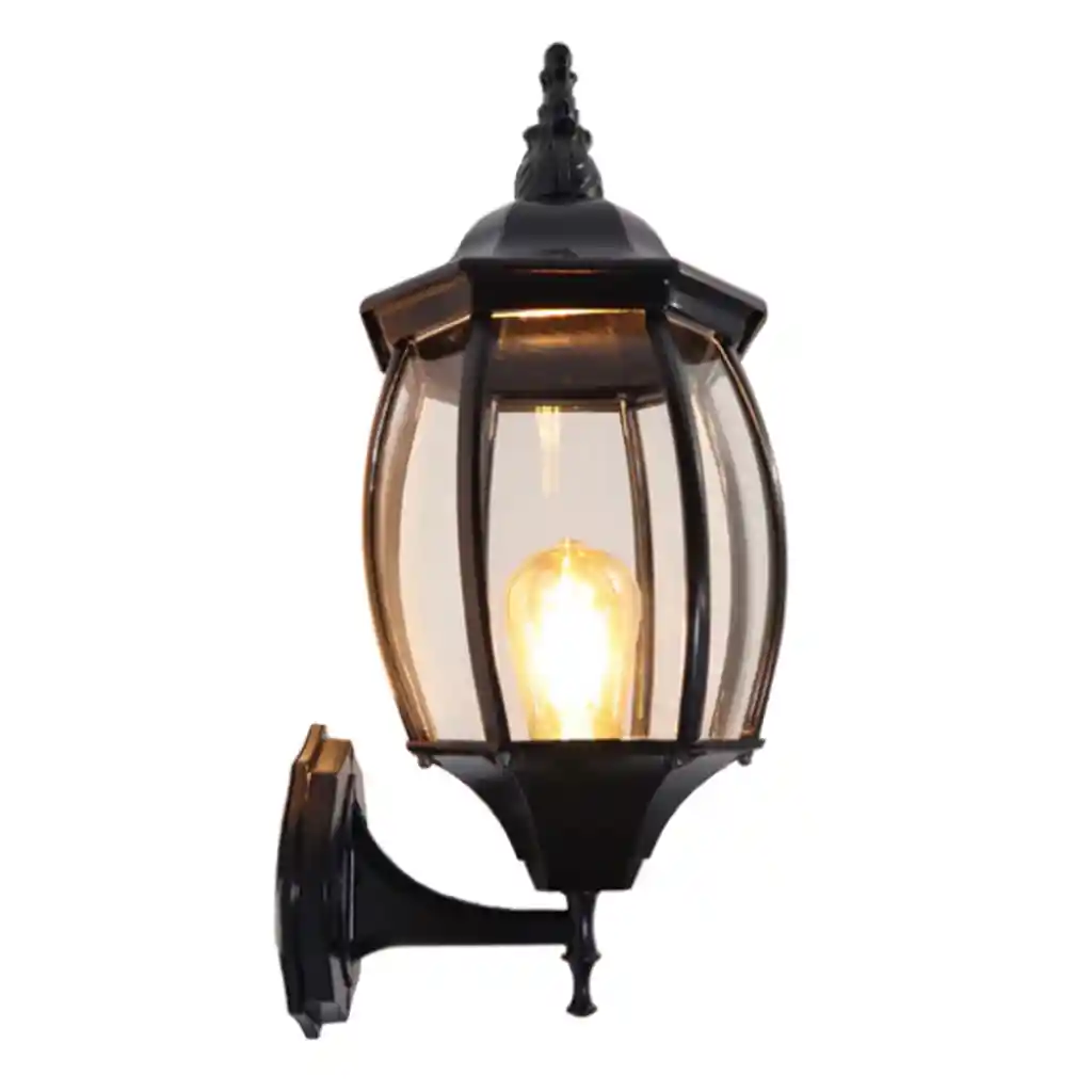 Lámpara Farol De Pared 1 Luz Dixton Bt6801/1w Bk -negro