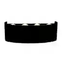 Lámpara Aplique Bañamuro 5 Lentes 6 Luces Led 3500k Dixton -negro