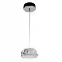 Lámpara Colgante En Cristal 3 Tonos Led Dixton Lt08317-1 -transparente