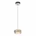 Lámpara Colgante En Cristal 3 Tonos Led Dixton Lt08317-1 -transparente