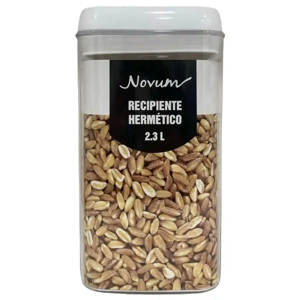 Recipiente Hermético 2.3 L Novum -transparente