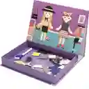 Juego De Arte Magnético De Vestir Con Accesorios Para Niños