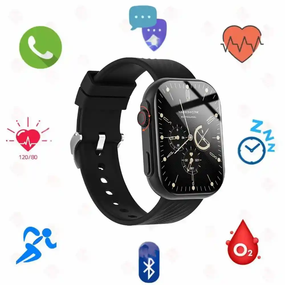 Reloj Inteligente Smartwatch Bluetooth Mobulaa Arc Negro