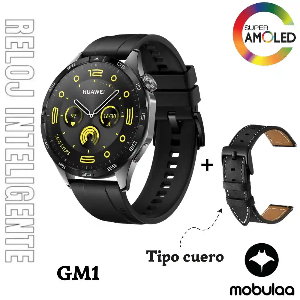 Reloj Inteligente Smartwatch Bluetooth Gm1 Negro