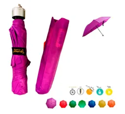 Sombrilla Paraguas Corto Colores Surtidos