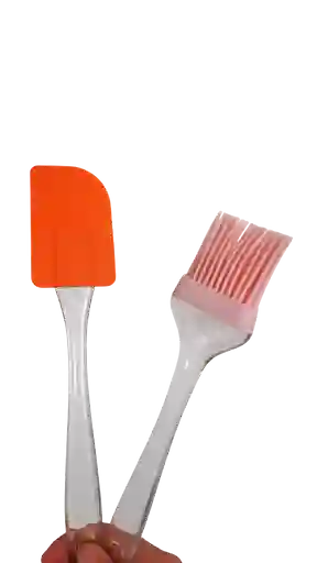 Set Espatula Y Brocha Silicona