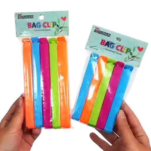 Combo Clip X2 11cm Y X2 14cm Para Sellar Bolsas